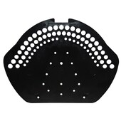 Firstendscheiben Alu rot/braun